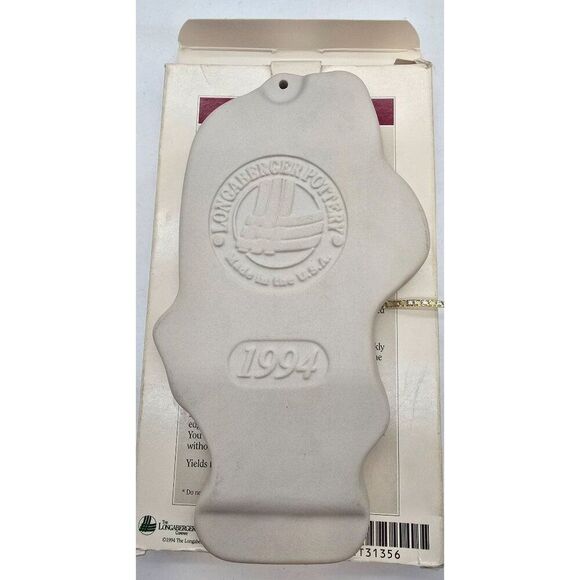 1994 Longaberger Pottery Hope Angel Series Cookie Mold Christmas Collectible - Picture 5 of 5